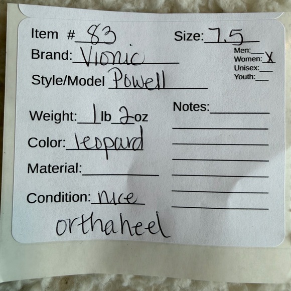 Vionic women’s Powell Leopard Orthotic Flats Comfort Loafers Size 7.5 - Picture 6 of 6